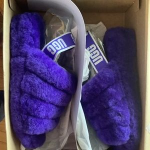 Purple Ugg slippers, brand new!